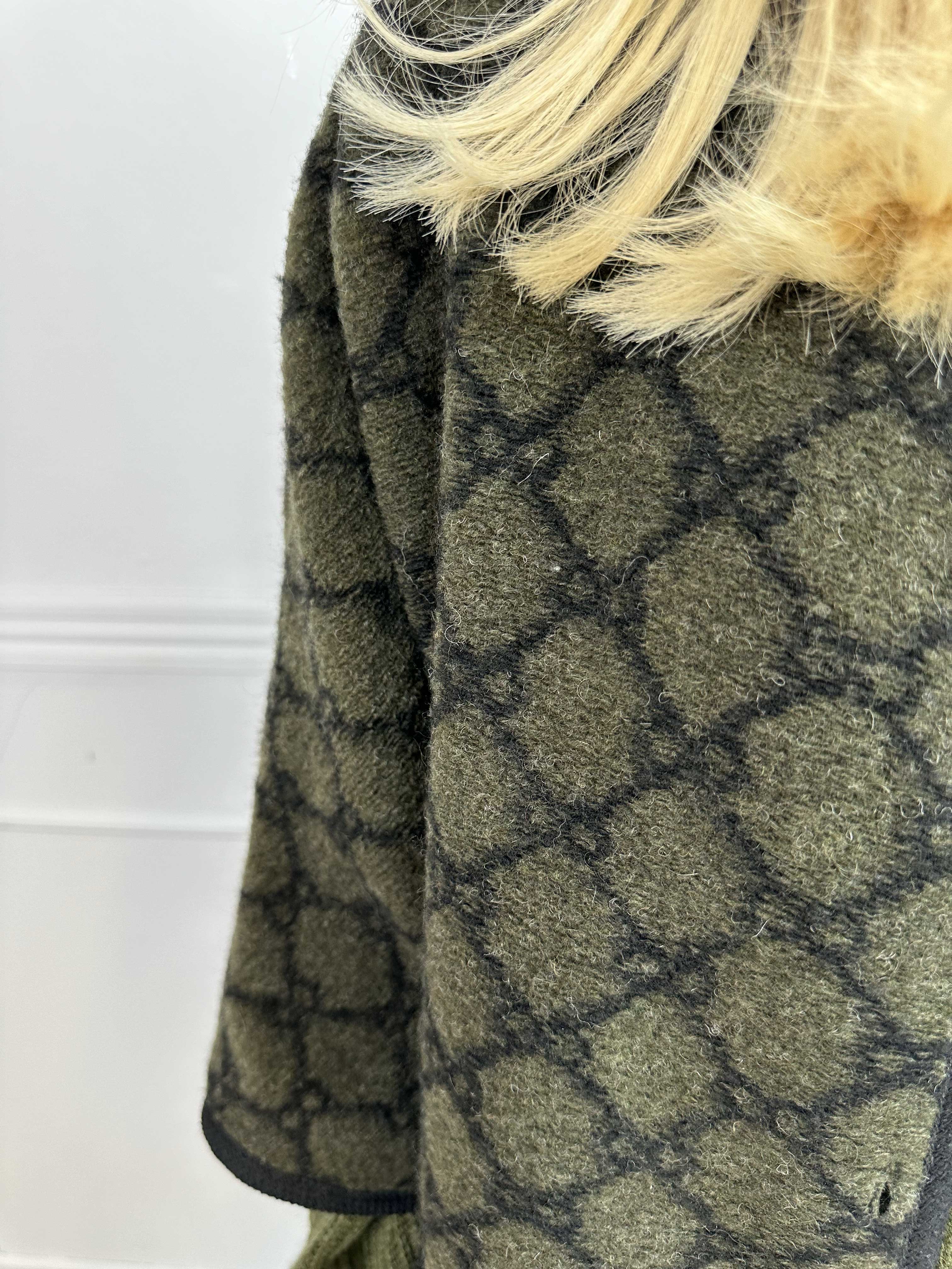 Arianna - Mønstret frakke